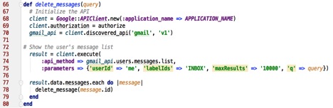 Gmail API Integration with Rudy